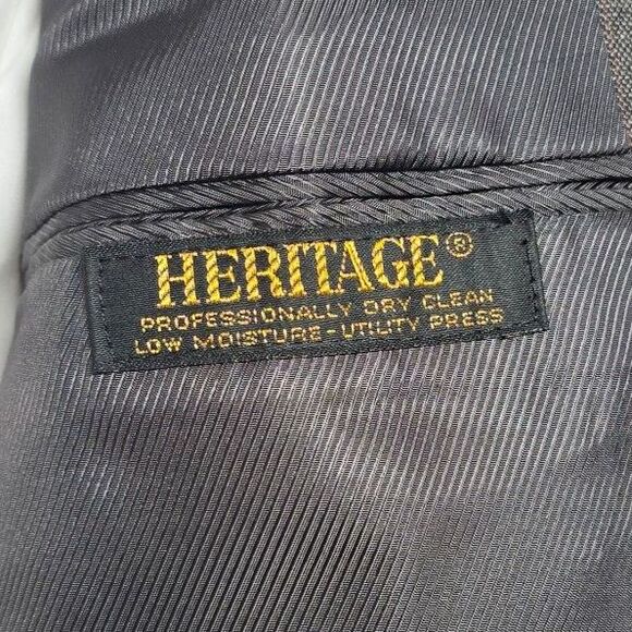 Hart Schaffner & Marx Raleighs Heritage Collection Blazer Gray 42R - Picture 5 of 12
